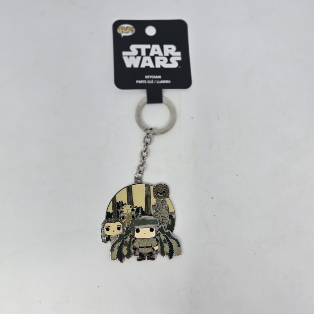 NEW LOUNGEFLY FUNKO POP KEYCHAIN ~ STAR WARS ~ ENDOR GROUP ~ 2.5" ~ ENAMEL METAL